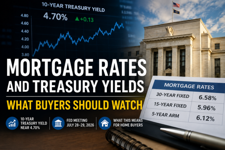 Mortgage rates and 10-year Treasury yields ahead of the Federal Reserve meeting